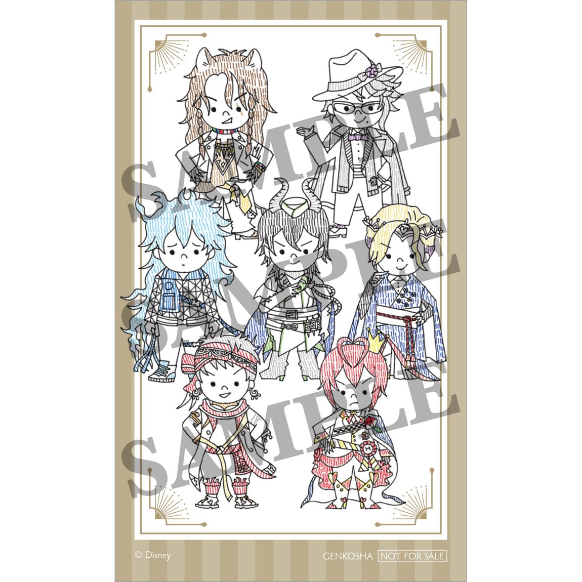 ディズニー　ツイステッドワンダーランド　ボールペンイラストLesson【セブンネット限定特典：クリアカード 1枚付き】