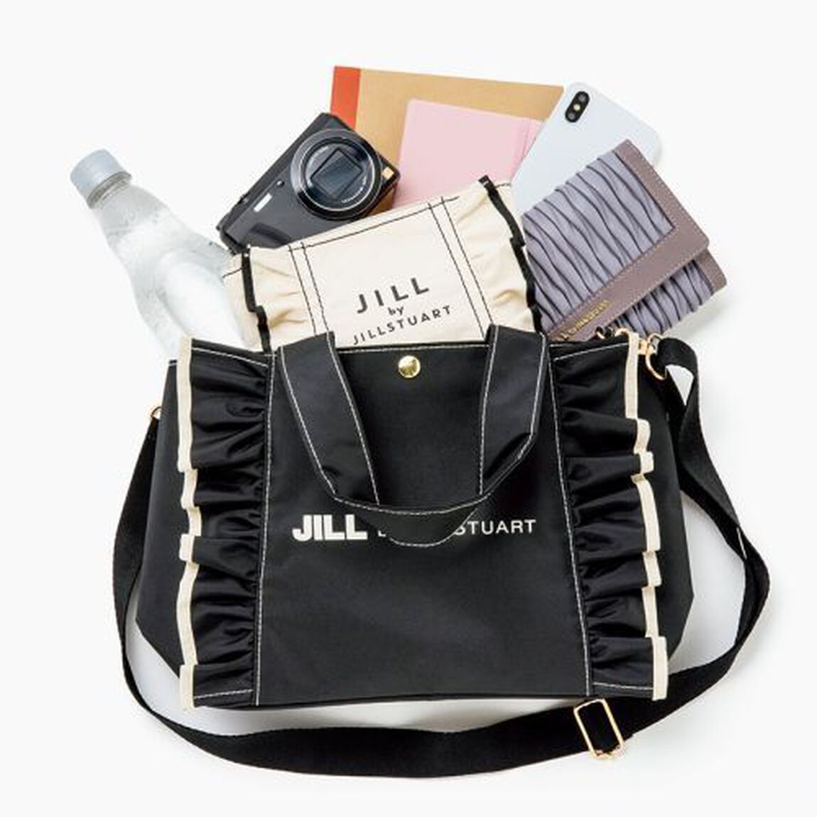 JILL by JILLSTUART ショルダーストラップ付きフリルトートバッグBOOK (ブランドブック)