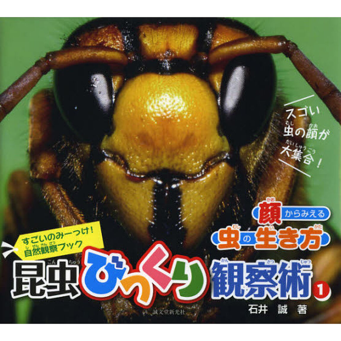 昆虫びっくり観察術　すごいのみーっけ！自然観察ブック　１「顔からみえる虫の生き方」