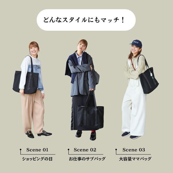 A. STANDARD 究極の使いやすさ! 6ポケット仕切りつきトートバッグBOOK
