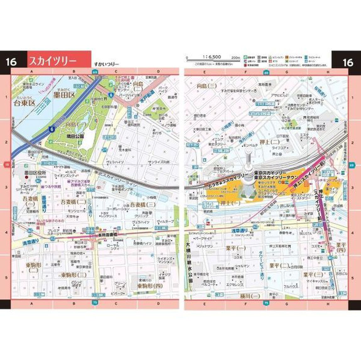 すぐわかる地図東京　文庫版　〔２０１９〕