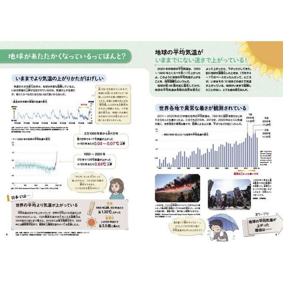 知りたい！カーボンニュートラル　脱炭素社会のためにできること　１「ここまできている！地球温暖化」