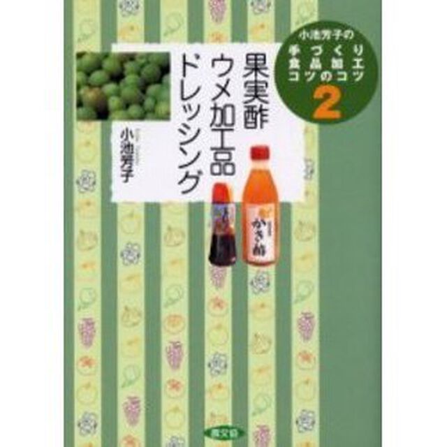 小池芳子の手づくり食品加工コツのコツ　２「果実酢・ウメ加工品・ドレッシング」