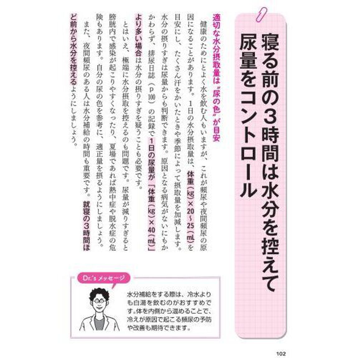 尿もれ・頻尿・夜間頻尿尿トラブルの治し方