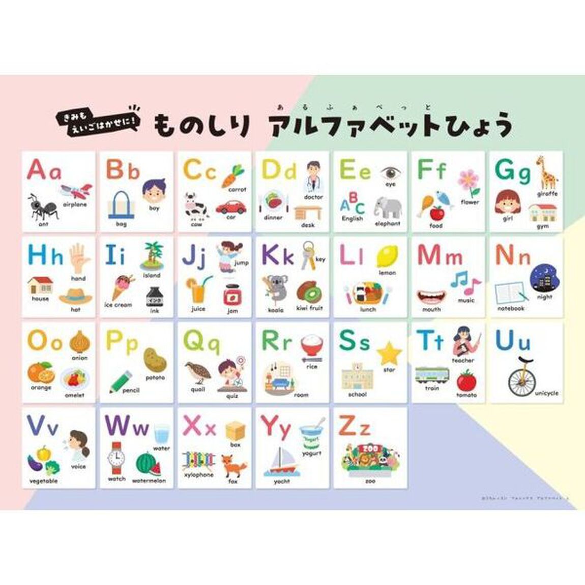 フォニックスアルファベット　３・４・５歳　知らないあいだにリズムでおぼえる