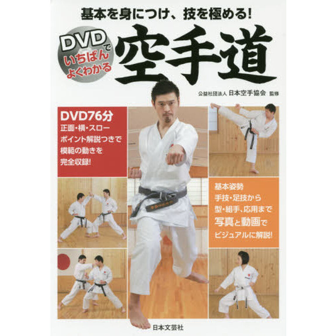ＤＶＤでいちばんよくわかる空手道　基本を身につけ、技を極める！