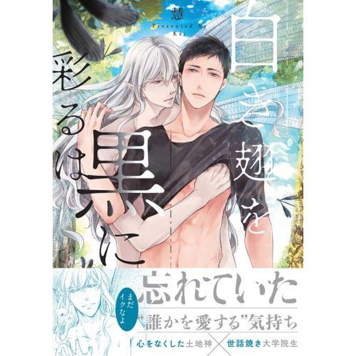 白き翅を黒に彩るは