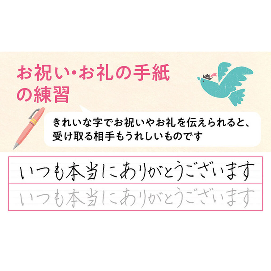 中塚翠涛の30日できれいな字が書けるペン字練習帳 手紙とはがき (TJMOOK)