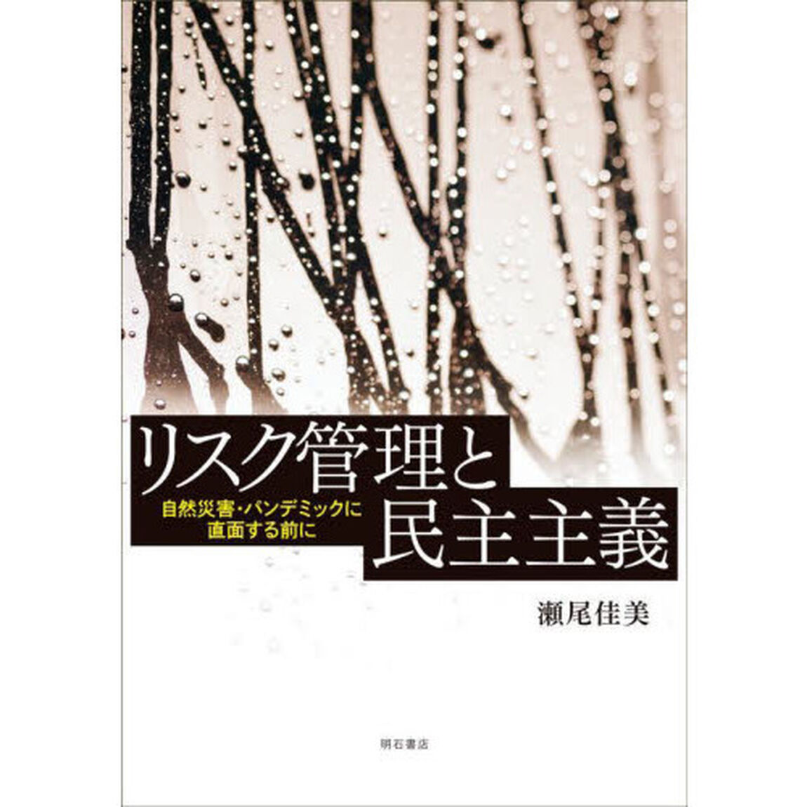 リスク管理と民主主義　自然災害・パンデミックに直面する前に
