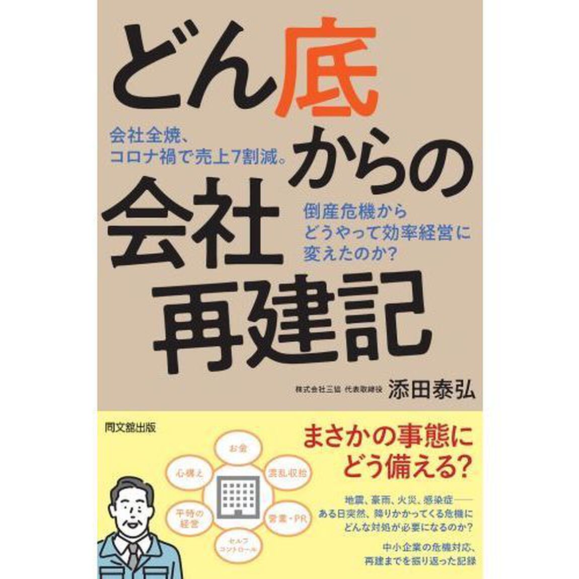 どん底からの会社再建記　会社全焼、コロナ禍で売上７割減。倒産危機からどうやって効率経営に変えたのか？