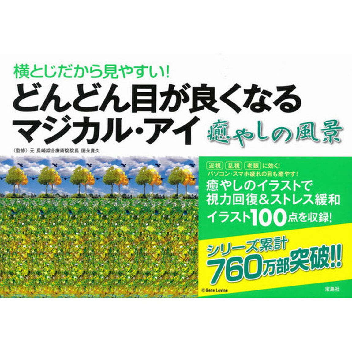 横とじだから見やすい！どんどん目が良くなるマジカル・アイ癒やしの風景