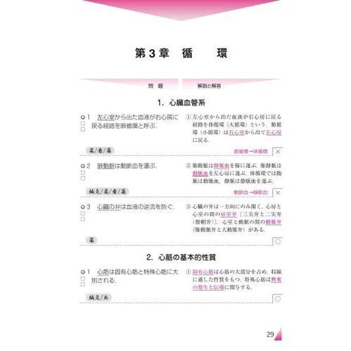 ○&times;問題でマスター生理学「第５版」
