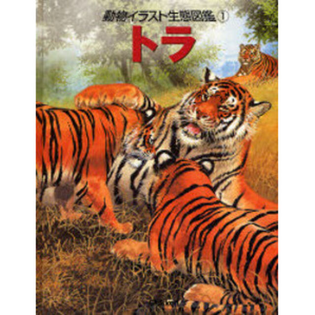 動物イラスト生態図鑑　１「トラ」