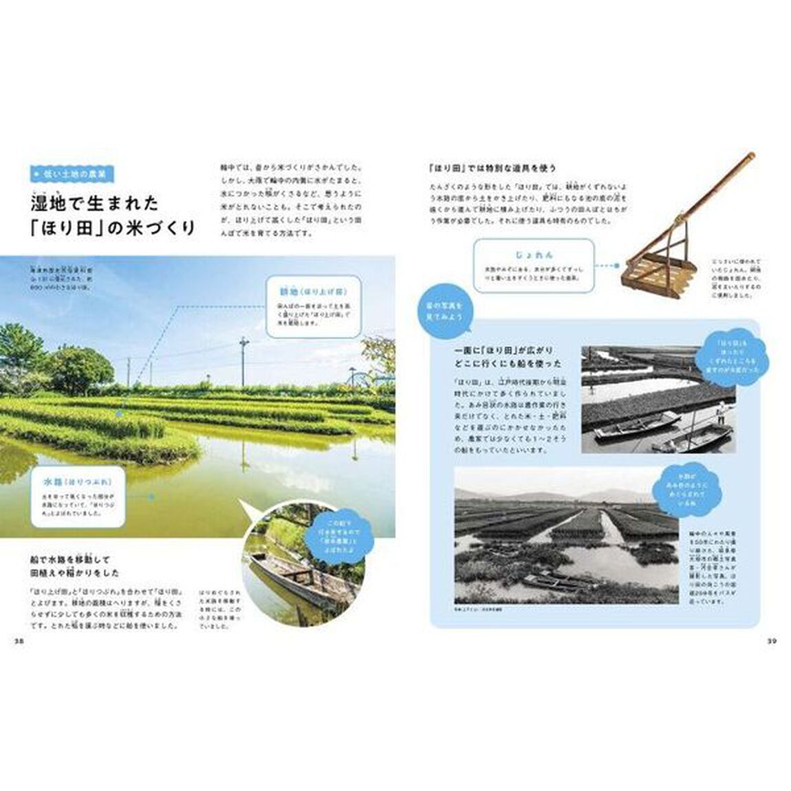 写真でわかる！日本の国土とくらし　１「低い土地のくらし」