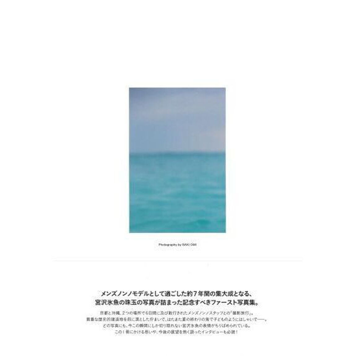Ｎｅｘｔ　Ｊｏｕｒｎｅｙ　宮沢氷魚ファースト写真集