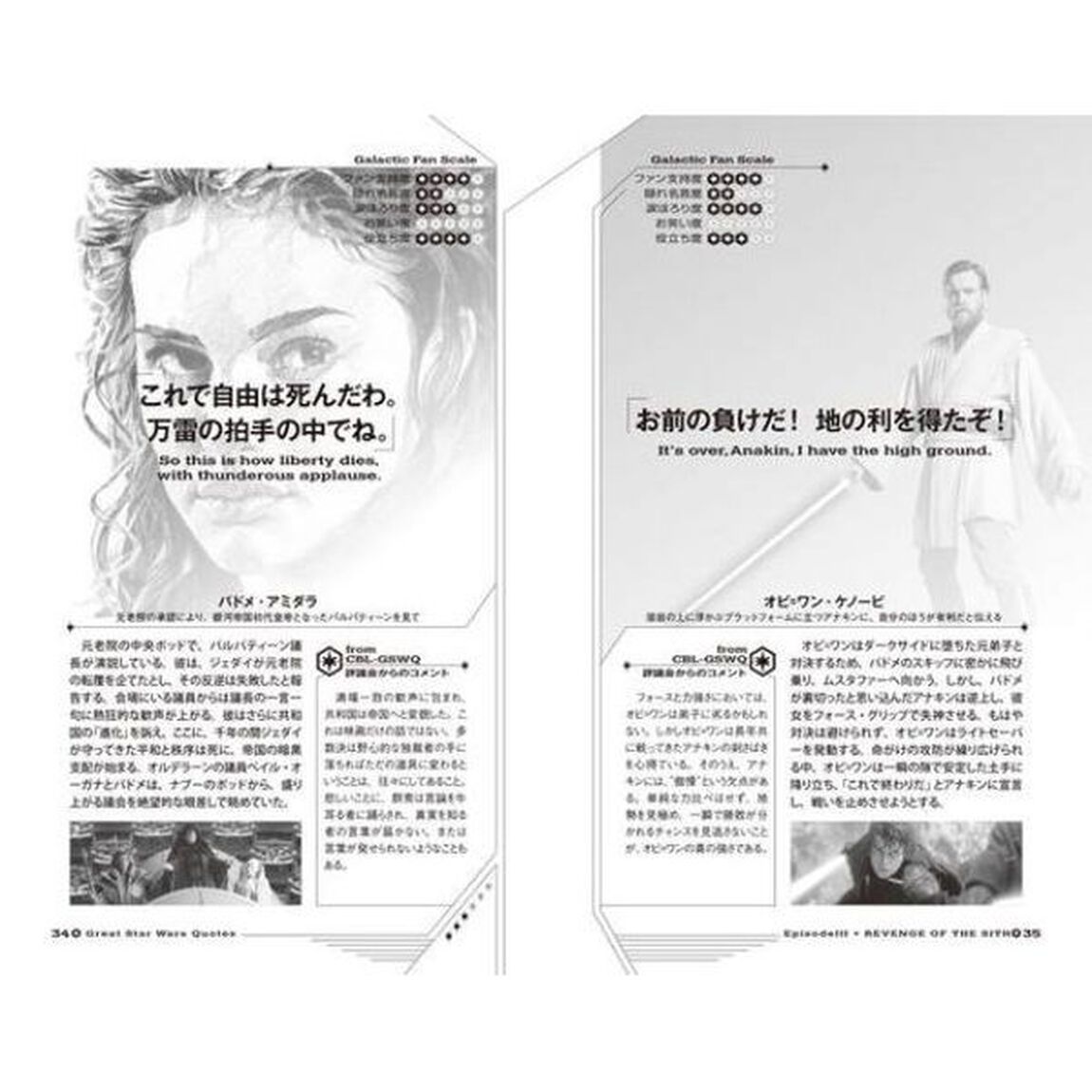 スター・ウォーズファンの心に響いた１１１の言葉