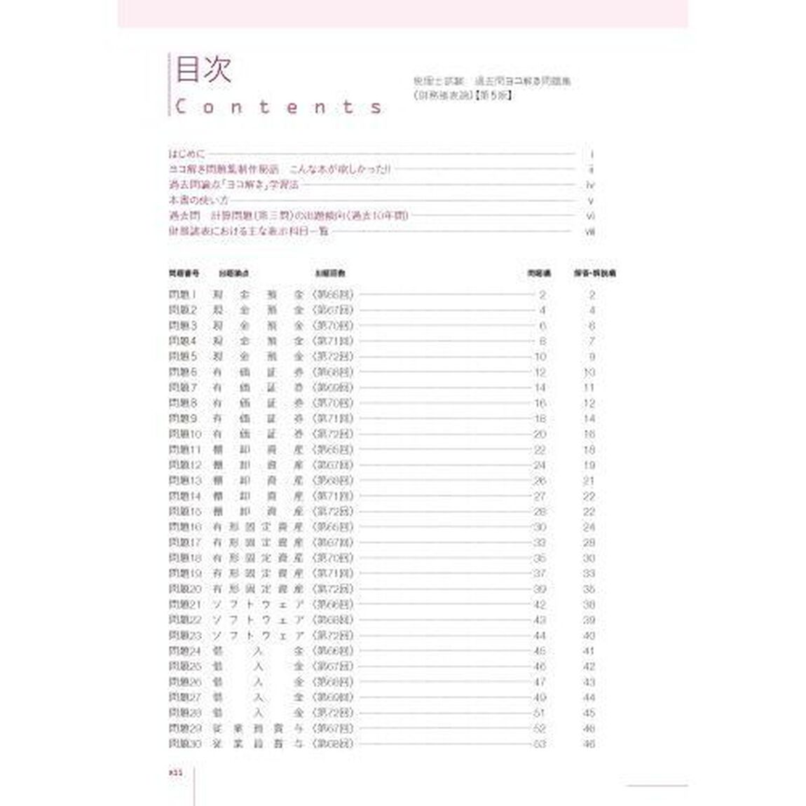 税理士試験過去問ヨコ解き問題集財務諸表論「第５版」