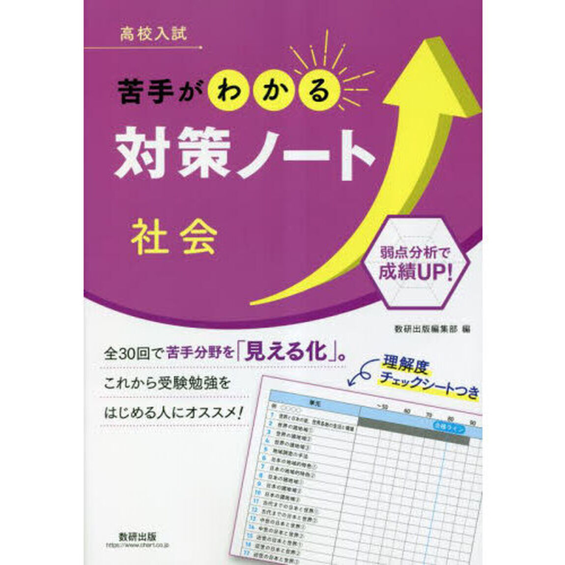 高校入試苦手がわかる対策ノート社会