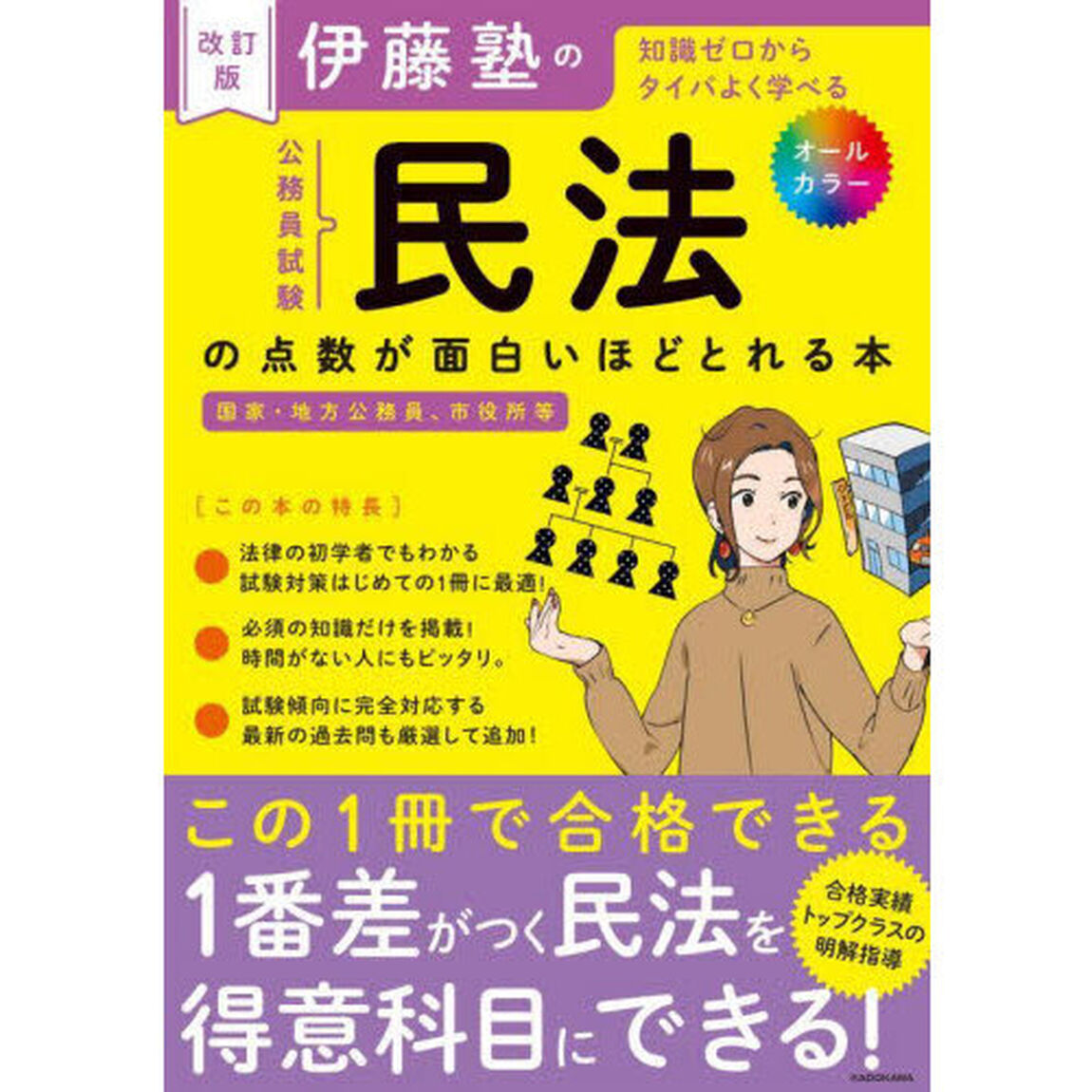 伊藤塾の公務員試験民法の点数が面白いほどとれる本　知識ゼロからタイパよく学べる「改訂版」