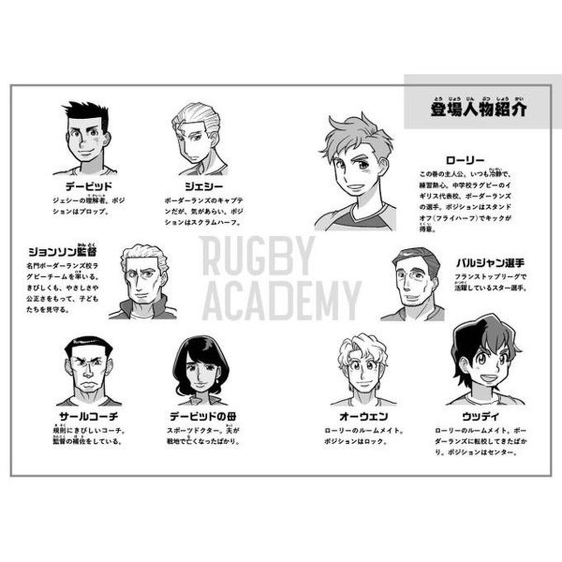 ラグビー・アカデミー　２「ローリー、自分への挑戦」