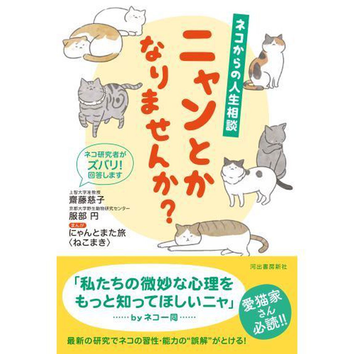 ニャンとかなりませんか？　ネコからの人生相談　ネコ研究者がズバリ！回答します
