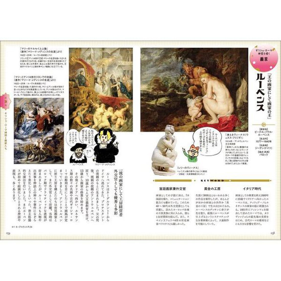 マンガでわかる「西洋絵画」の見かた　ギリシャ・ローマ神話編「キャラクター＆名場面でストーリーがよくわかる」