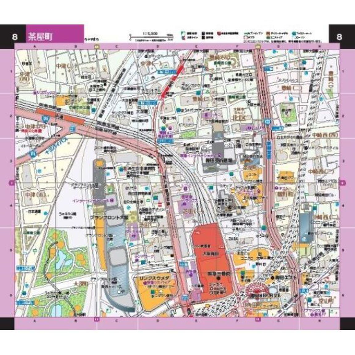 すぐわかる地図大阪