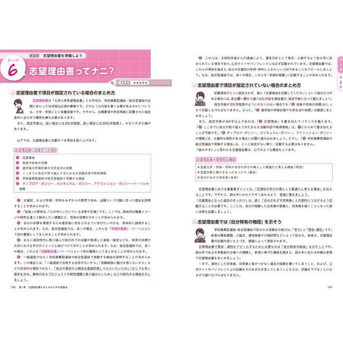だれでも上手にまとまる志望理由書合格ノート　学校推薦型選抜・総合型選抜