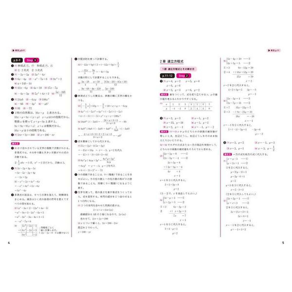 ズバリよくでる　数学　２年　大日本図書版