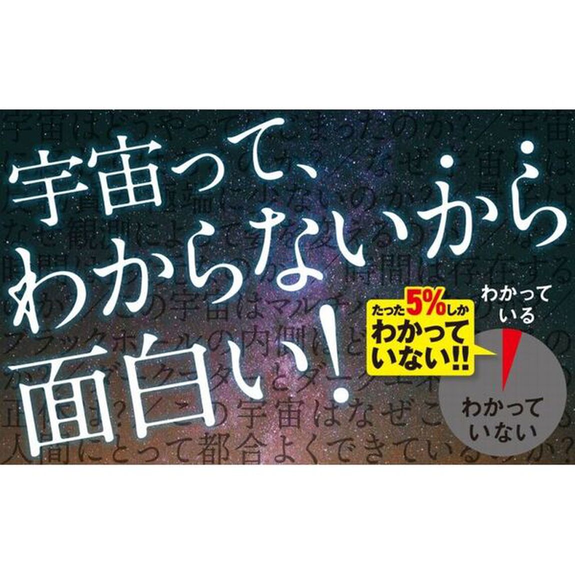 ９５％の宇宙　解明されていない&ldquo;謎&rdquo;を読み解く宇宙入門