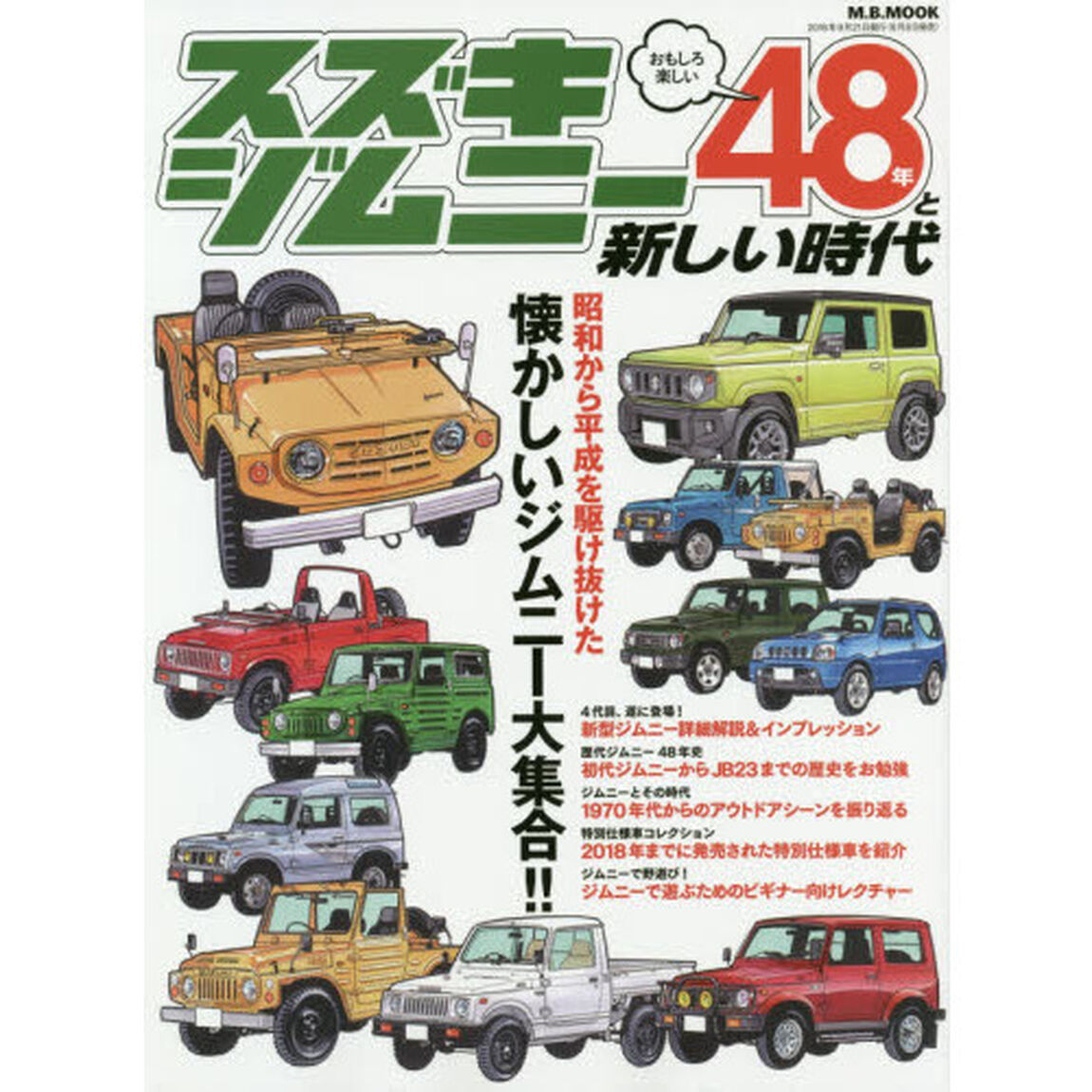 スズキ・ジムニー４８年と新しい時代　懐かしいジムニー大集合！！　おもしろ楽しい