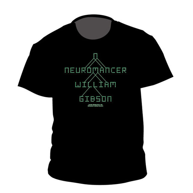 Ｔシャツ　ニューロマンサー・黒／サイズ　Ｍ