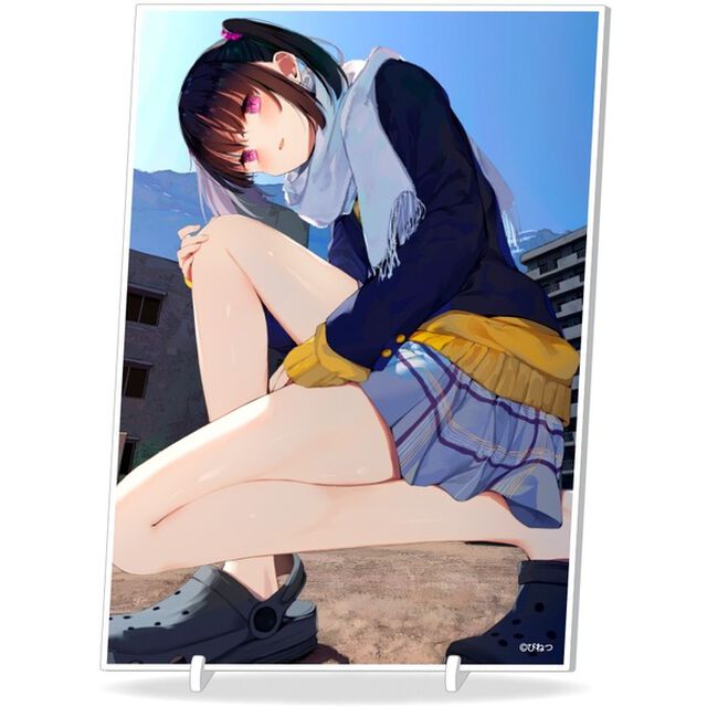 【絵師コレ】「びねつ」アクリルプレート＜セブンネット限定描き下ろしイラスト＞