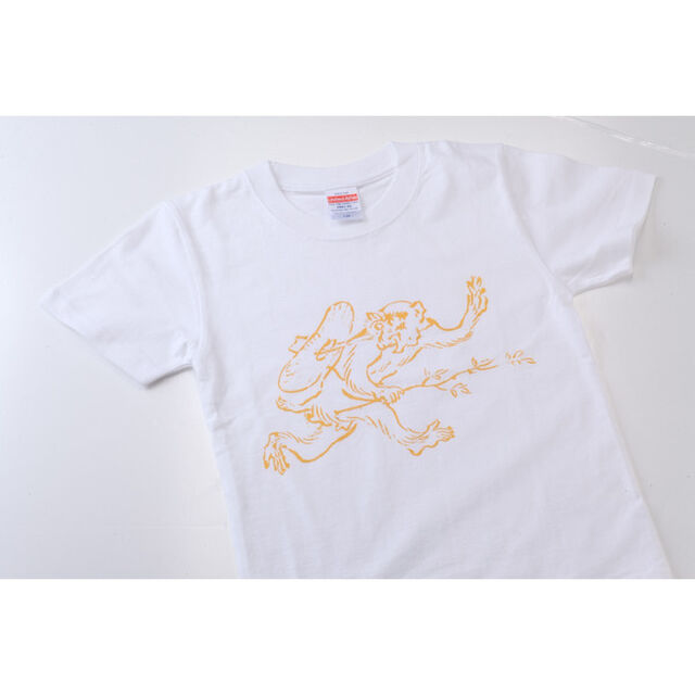 特別展「国宝 鳥獣戯画のすべて」グッズ Tシャツ猿(白) Sサイズ
