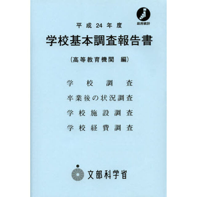 学校基本調査報告書　高等教育機関編　平成２４年度