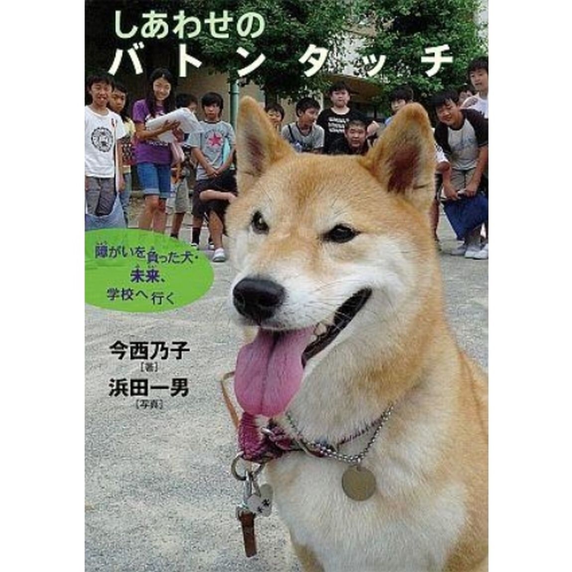 しあわせのバトンタッチ　障がいを負った犬・未来、学校へ行く