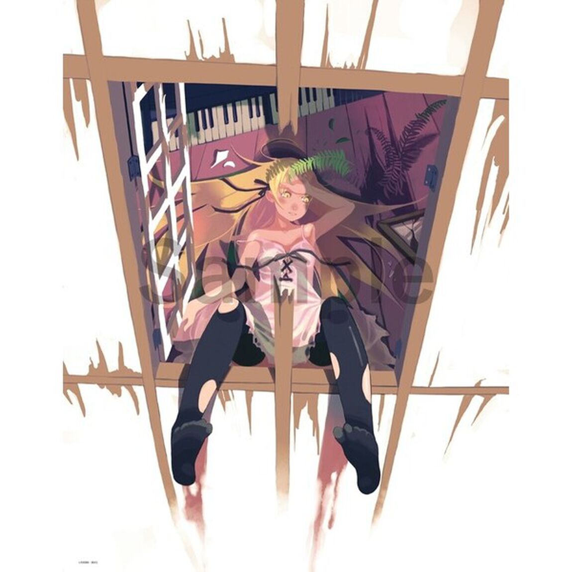 ＜物語＞シリーズ　キャンバスアートボード【傷物語】＜2025年6月お届け予定分＞