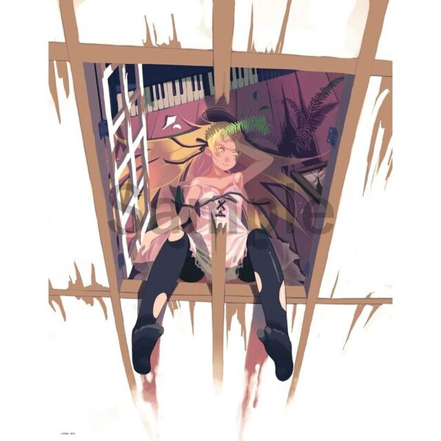＜物語＞シリーズ　キャンバスアートボード【傷物語】＜2025年6月お届け予定分＞
