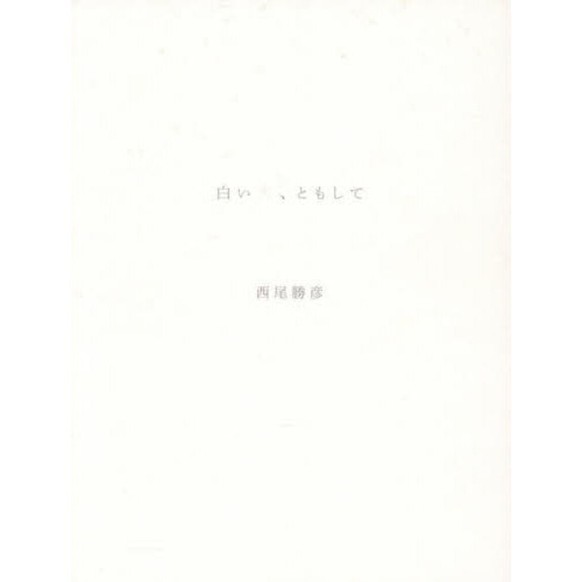 白い火、ともして