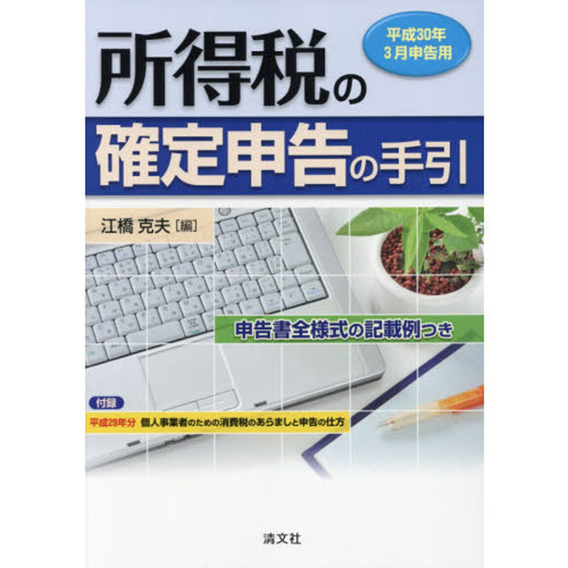 所得税の確定申告の手引　平成３０年３月申告用