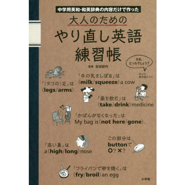 大人のためのやり直し英語練習帳　中学用英和・和英辞典の内容だけで作った