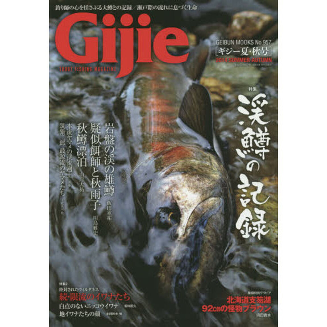 Gijie 2014年 夏・秋号「〈特集〉渓鱒の記録〈特集２〉続・限流のイワナたち」