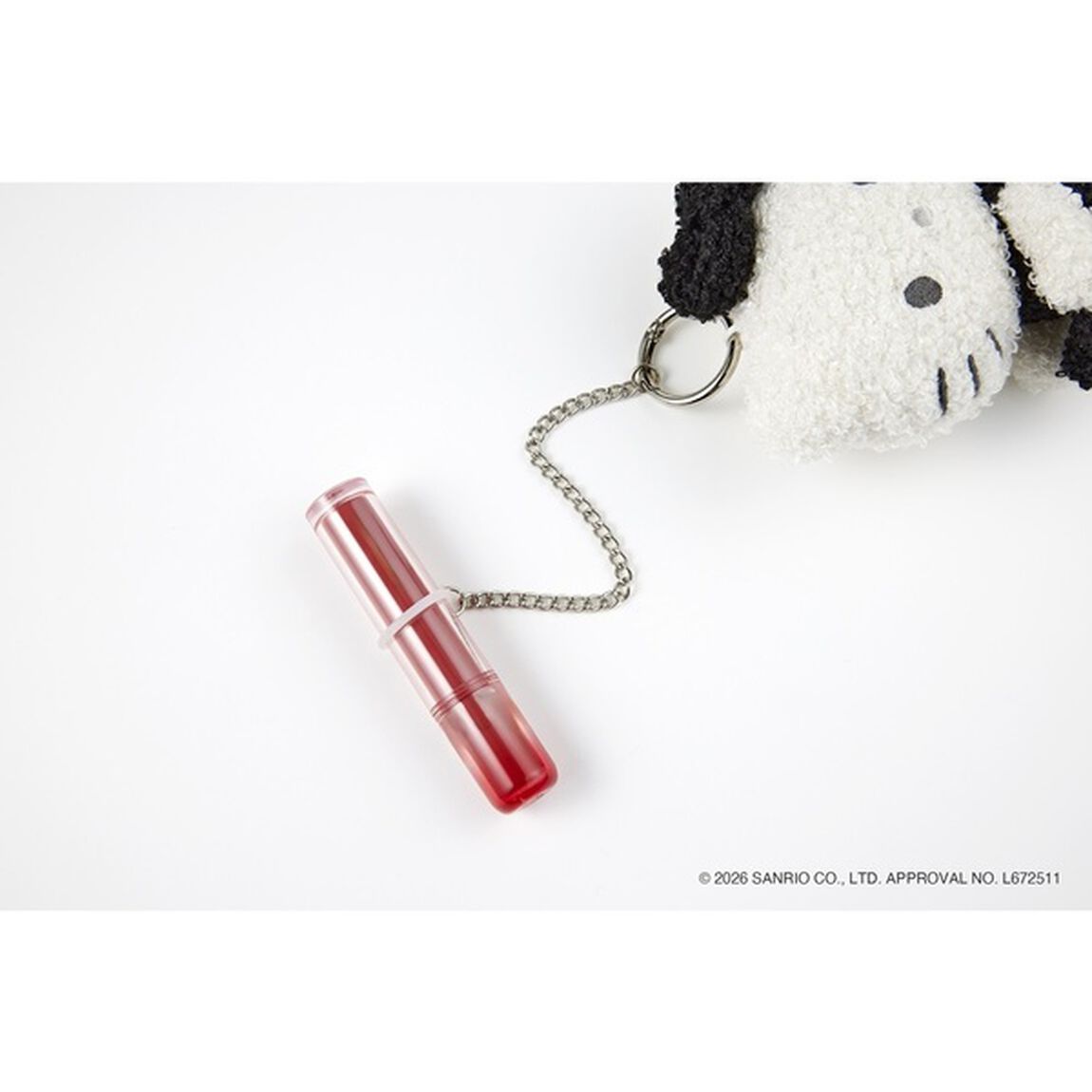 HELLO KITTY &times; BRILMY リップを抱っこできちゃう ぬいぐるみチャーム BOOK BLACK ver. SPECIAL PACKAGE（セブン‐イレブン／セブンネット限定）