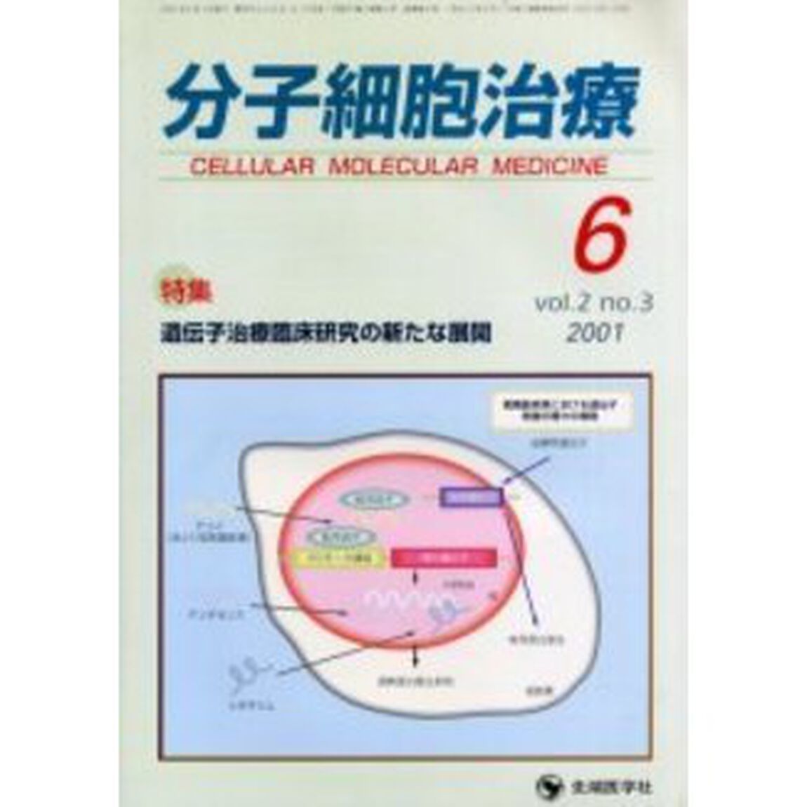 分子細胞治療　Ｖｏｌ．２Ｎｏ．３（２００１）「特集・遺伝子治療臨床研究の新たな展開」