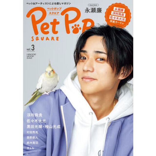 ペットポップスクエア vol.3（表紙：永瀬廉）「永瀬廉／浮所飛貴／佐々木大光／黒田光輝&times;檜山光成」