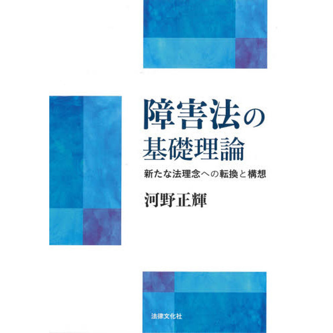 障害法の基礎理論　新たな法理念への転換と構想