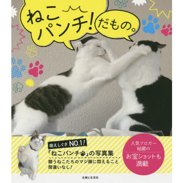 ねこパンチ！だもの。