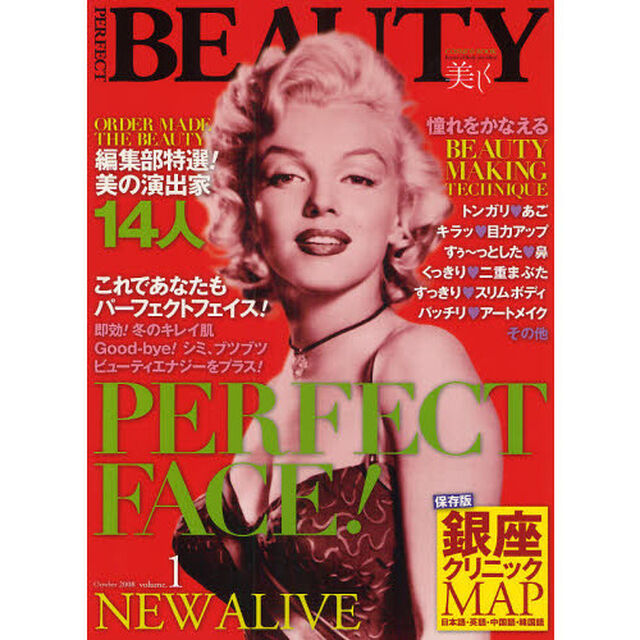 ＰＥＲＦＥＣＴ　ＢＥＡＵＴＹ美しく。　ｖｏｌｕｍｅ．１（２００８Ｏｃｔ．）「ＰＥＲＦＥＣＴ　ＦＡＣＥ！目指せ完璧な美顔。」