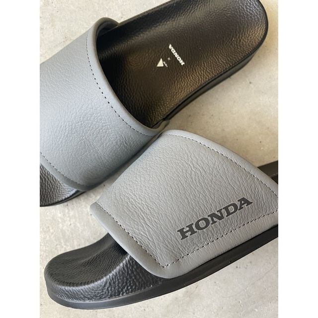 Honda x rerer シートカバーサンダル GRAY（本革）サイズ：43（27cm〜28cm）【販路限定商品】