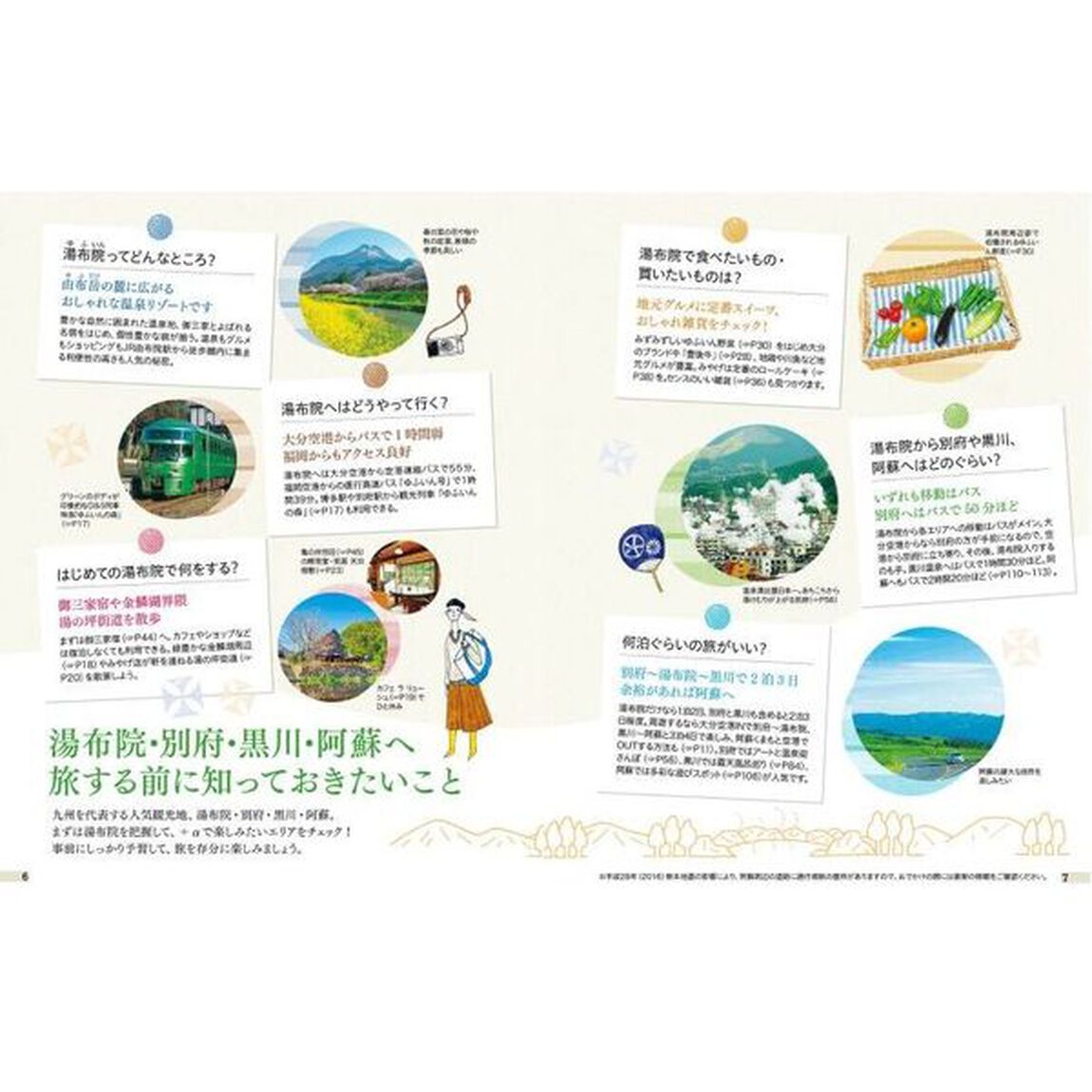 湯布院　別府　阿蘇　黒川温泉　〔２０２４〕